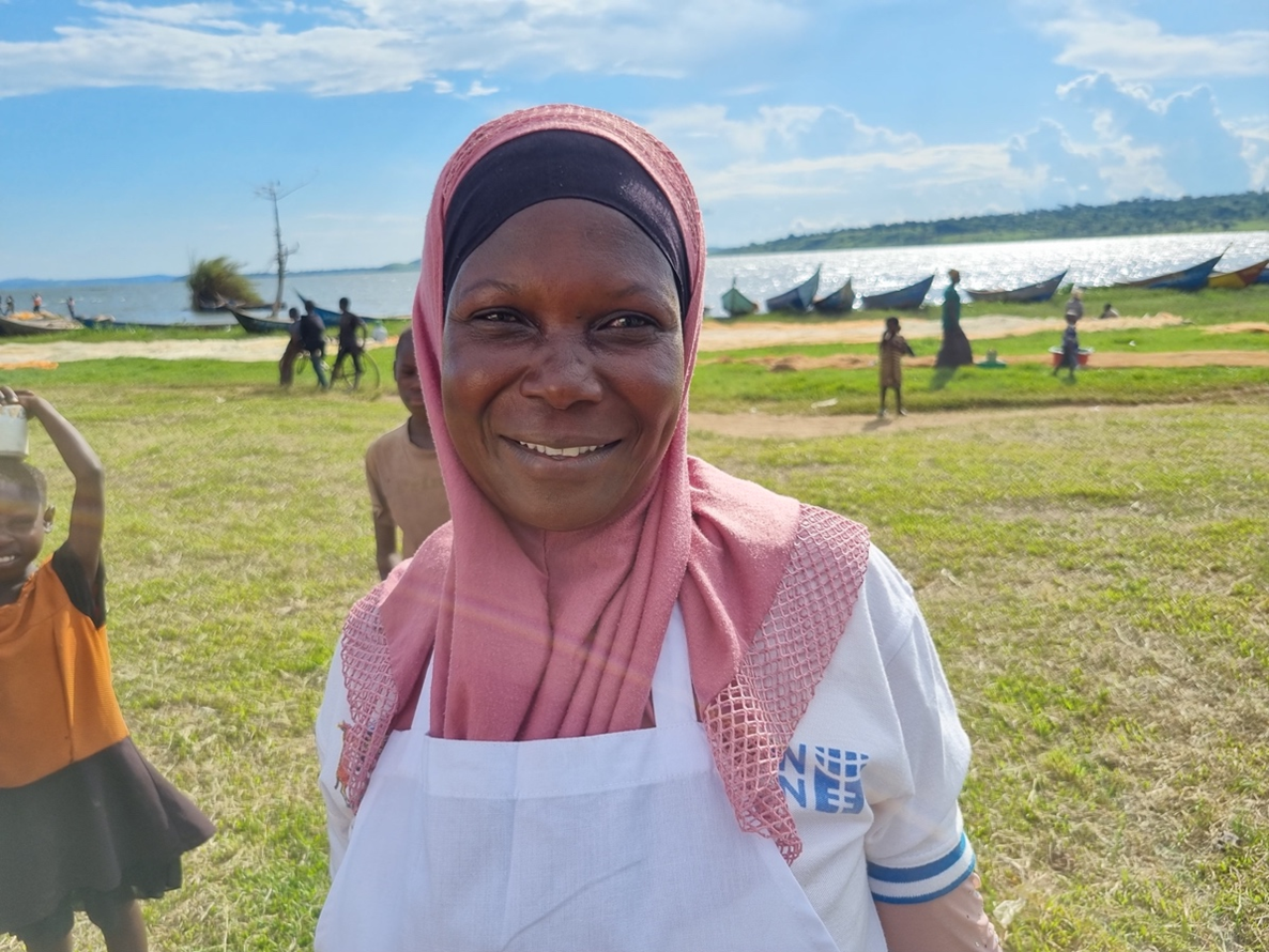 Amina Nakiranda, the WEEB project’s production manager.  Photo: UN Women/Isabella Wabwire
