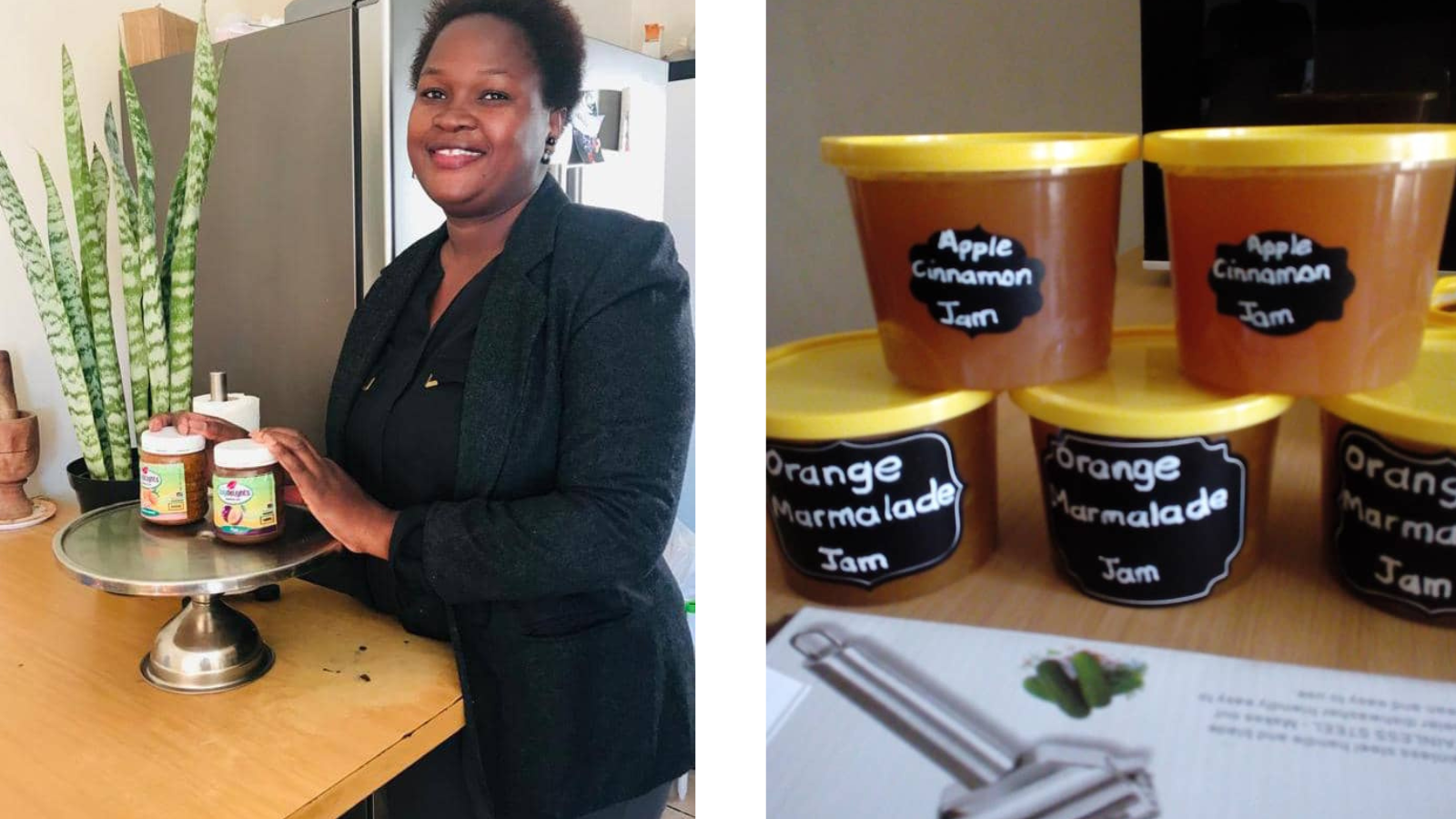 Angela Olifants is one of the participants who completed the AWOME program in Namibia. She runs a company that manufactures jam and marmalade. Photos courtesy of Angela Olifant