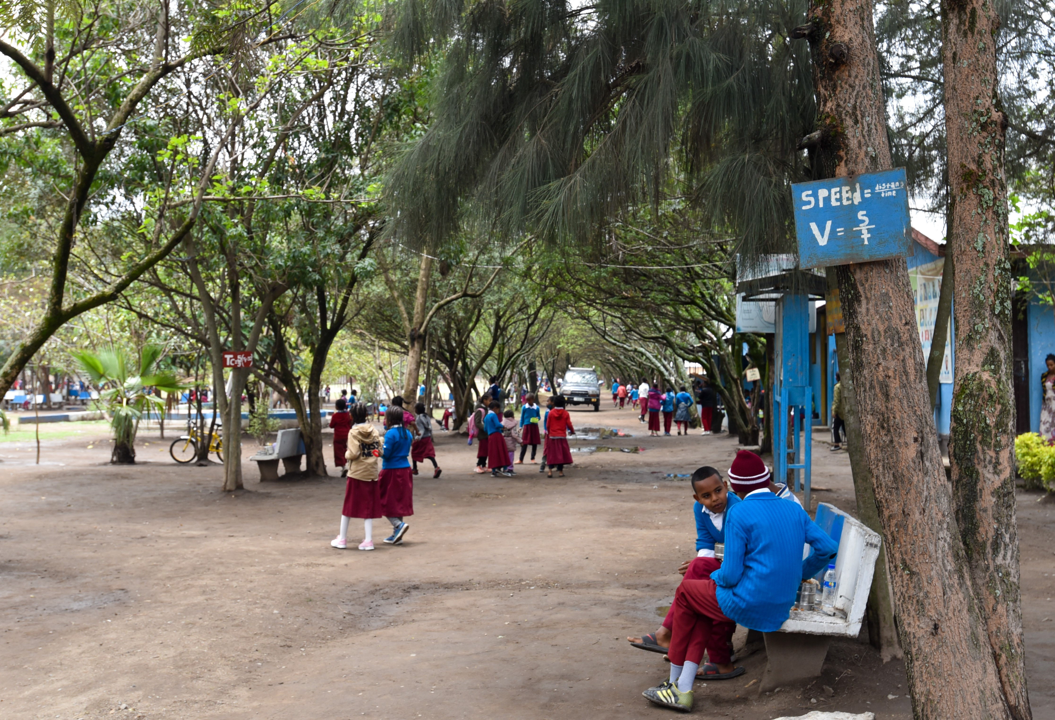 Photo: Students at the Holy Trinity Primary and Middle School run by EOTC in Hawassa. 