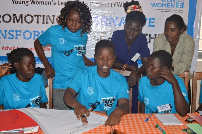 Section of some of the girls during the training conducted in Soroti. Photo: UN Women