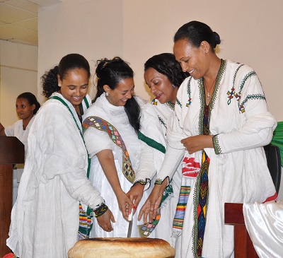 Ms. Bizunesh Meseret, Ms. Ayelech E.shete, Ms. Fantay T. & Ms. Worksemu Mamo-Ethiopia Gov. Repr. Photo credits: UN Women / Ephrem Tesfaye