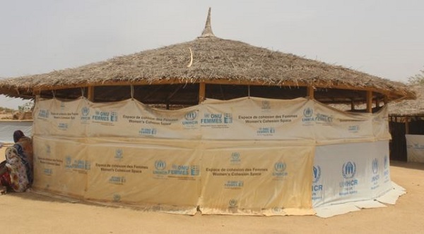 Social Cohesion Space put in place by UN Women at the Minawao refugee camp in Maroua