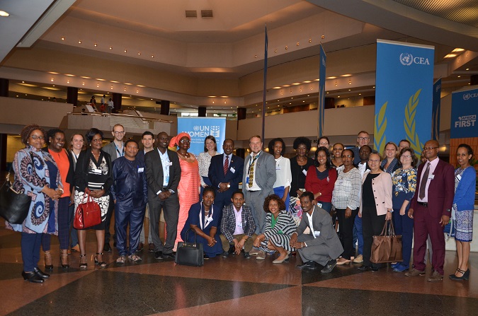Participants of the intergovernmental workshop organized in August 2017 at the UNECA