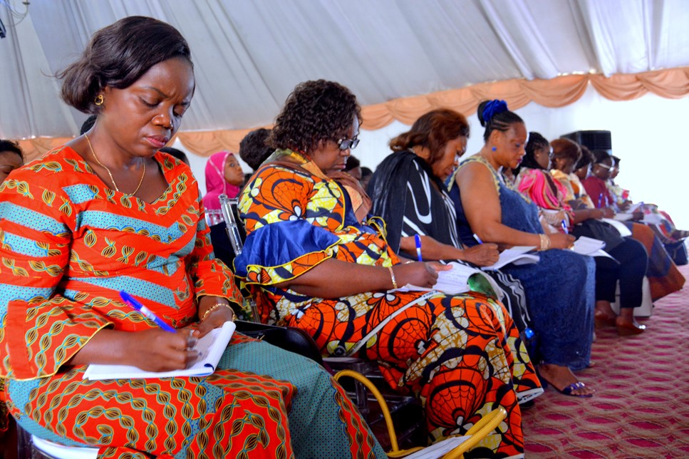 Jour 2 Session de formation des femmes au processus électoral.