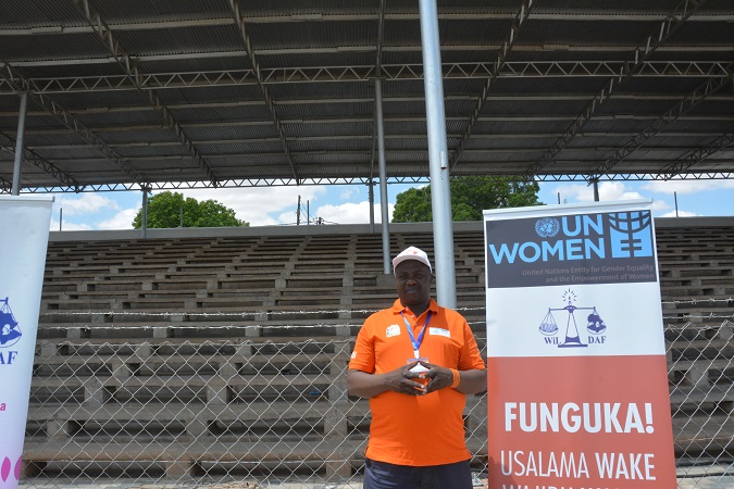 Yassin Ally, the executive director of Kivulini Women’s Rights in Kigoma. Photo: UN Women/ Tsitsi Matope