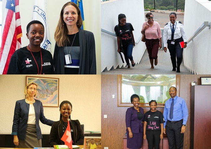 UN Women launched the first edition of the “Girls Take Over” initiative, aimed at providing a job shadowing experience to brilliant young women in Rwanda