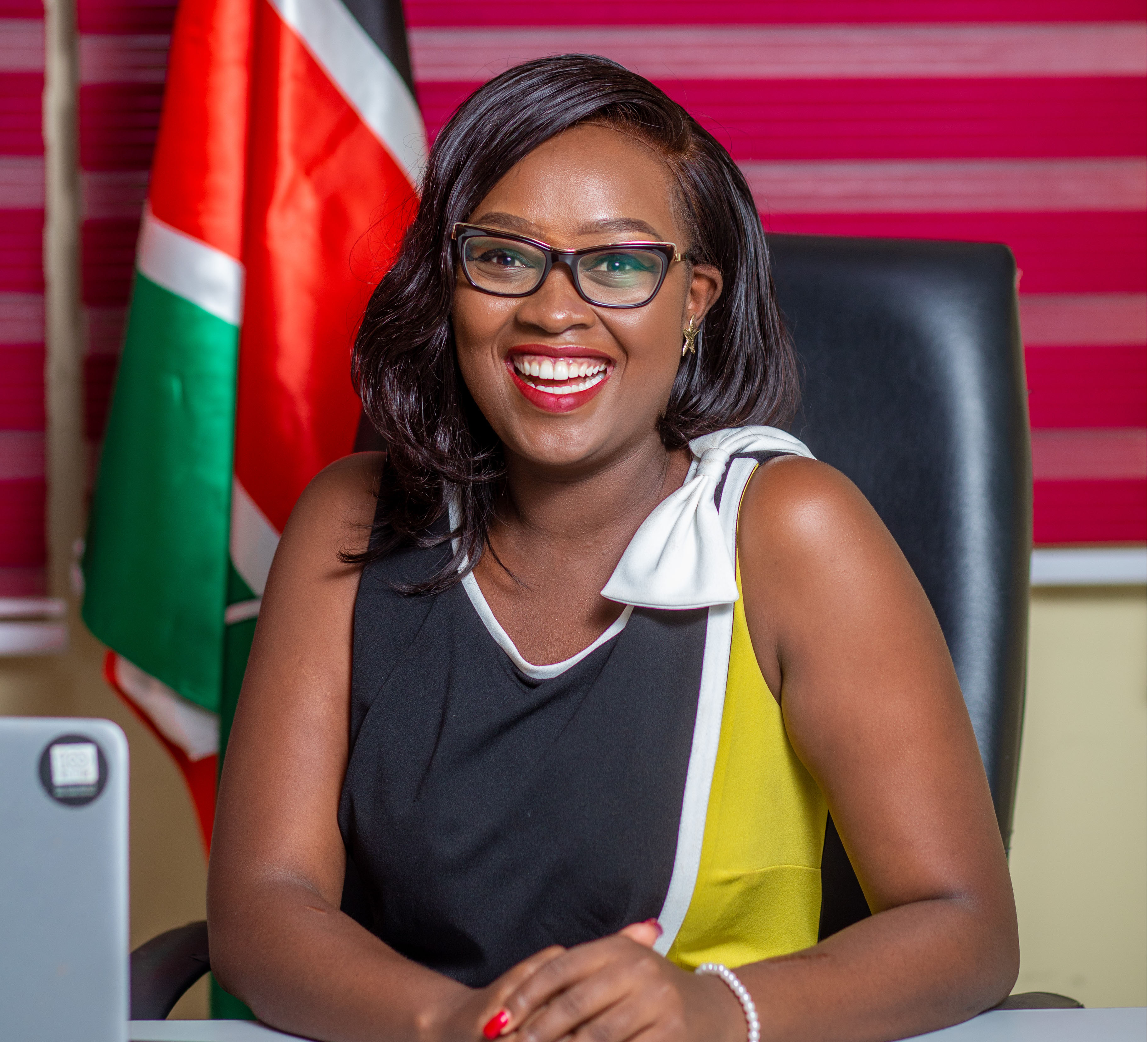 Angel Mbuthia is a board member of Kenya's National Youth Council.  Photo: Media Focus Africa