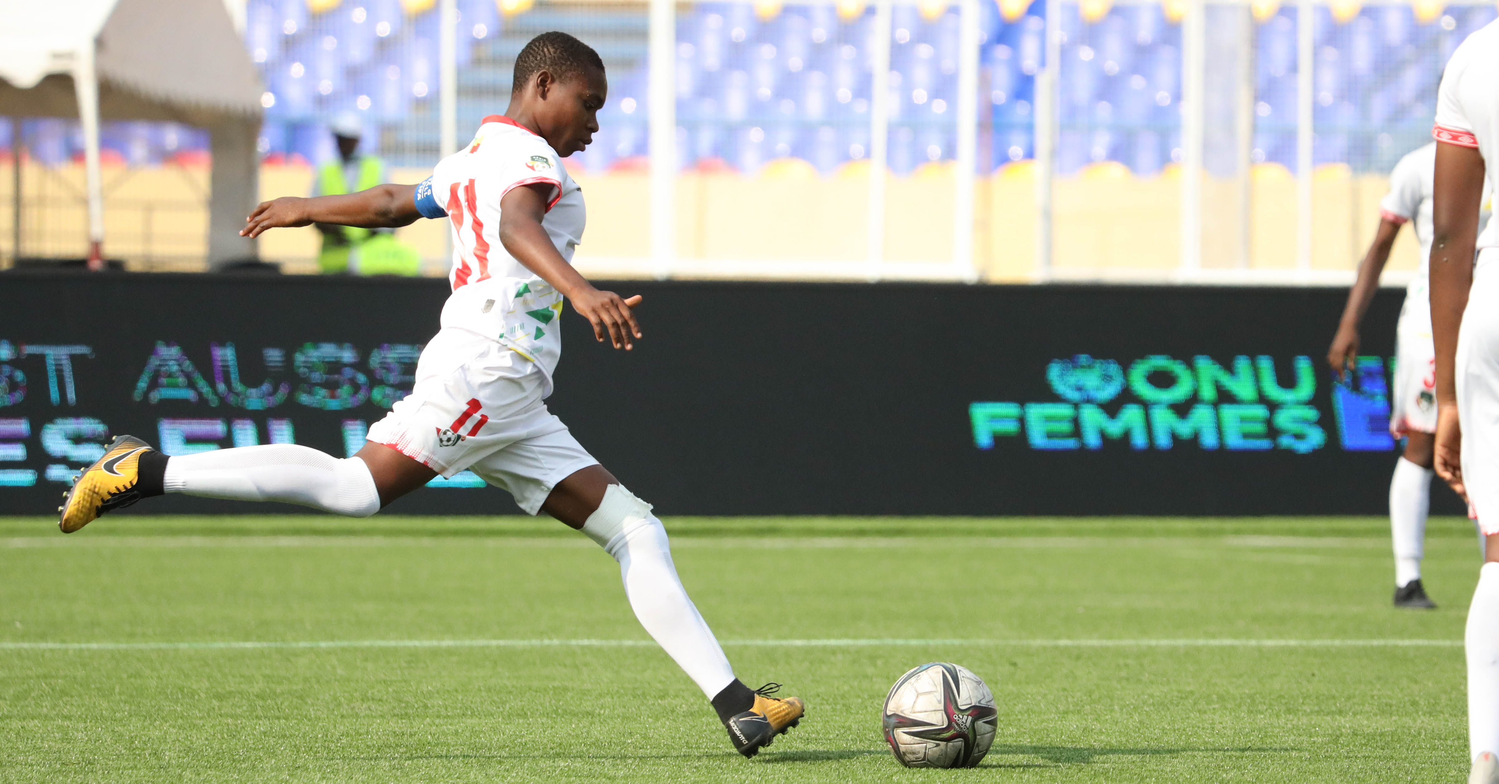 Joueuse du Bénin à la première édition du championnat scolaire panafricain FIFA.