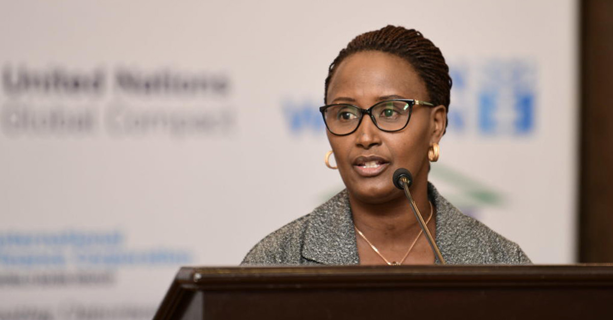 Denise Umwali, Gender Joint Program Manager, UN Women Rwanda called for multisectoral collaboration. 