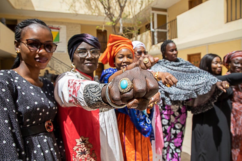 Programme d'accompagnement des femmes pour améliorer leur participation et leadership politiques. Photos  ONUFEMMESAlioune NDIAYE