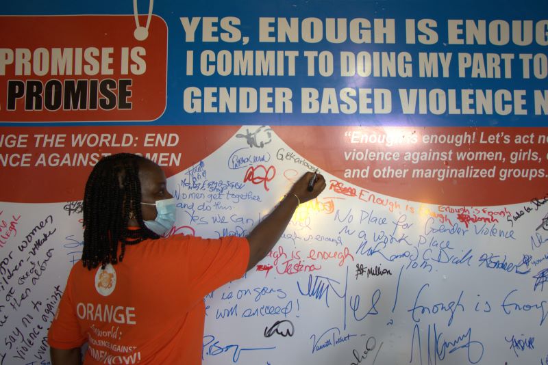 Commitment to end violence against women and girls in Liberia