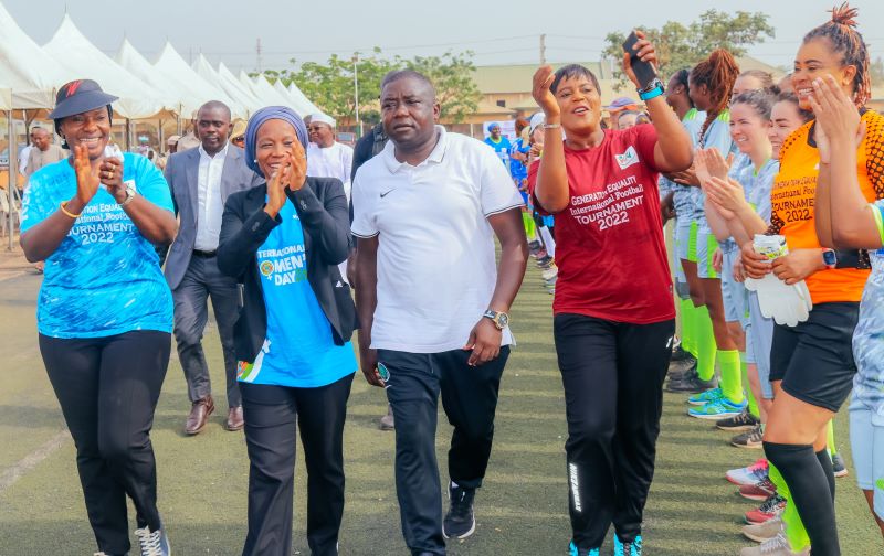 NIGERIA : Using Football to Kickout Gender-Based Violence, Spotlight Initiative partners Fame Foundation on the IWD Generation Equality Tournament 