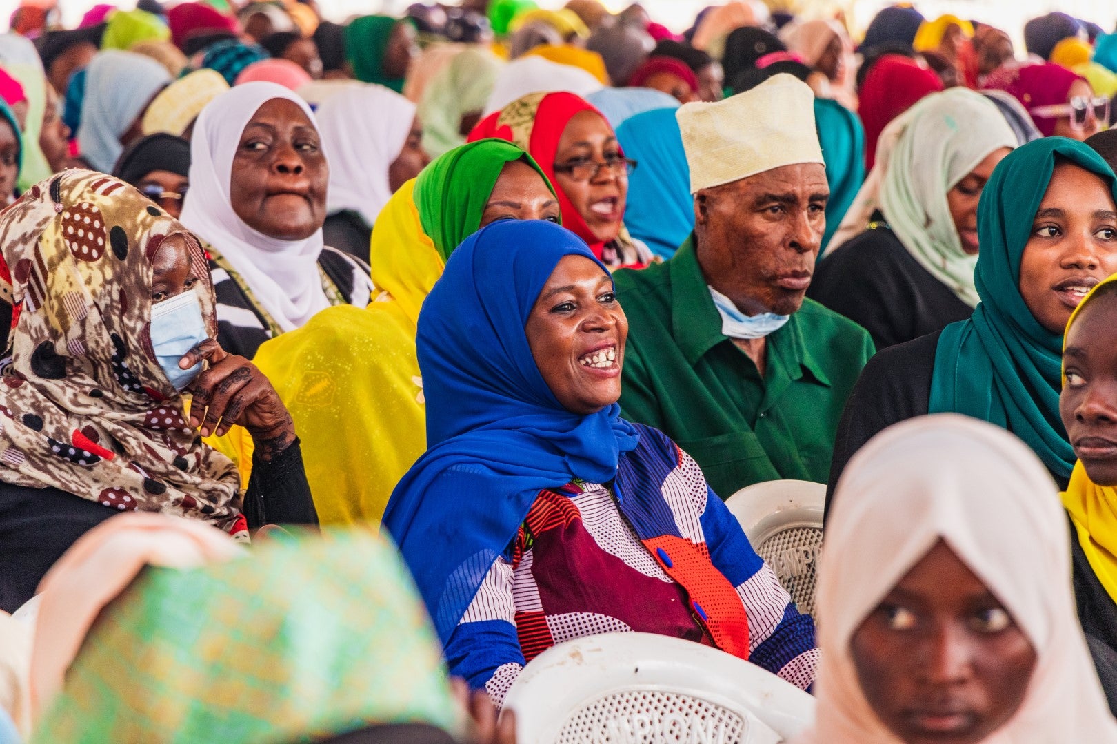 people seated down Tanzania IWD