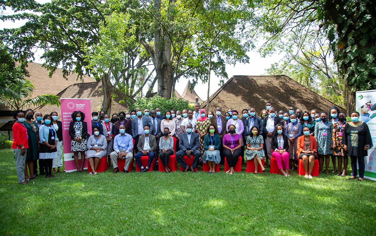 Violence Against Women and Girls (VAWG) data coordination training. Feb 22, 2022, Nairobi Kenya