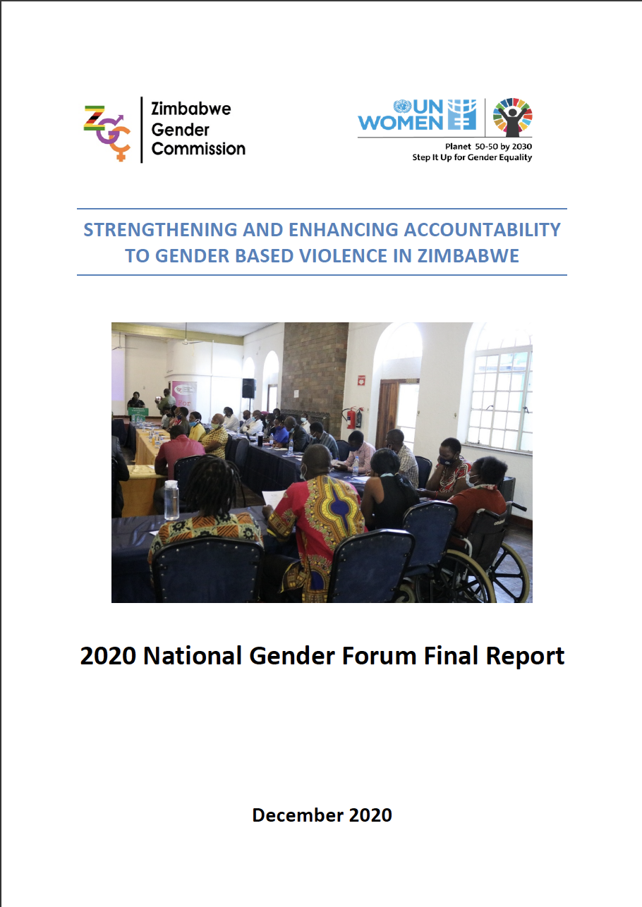 Zimbabwe Gender Forum Report 2021: Developing Actions Towards the Eradication of Harmful Practices which breed Child Marriages and Sexual Exploitation and Abuse of Young Girls
