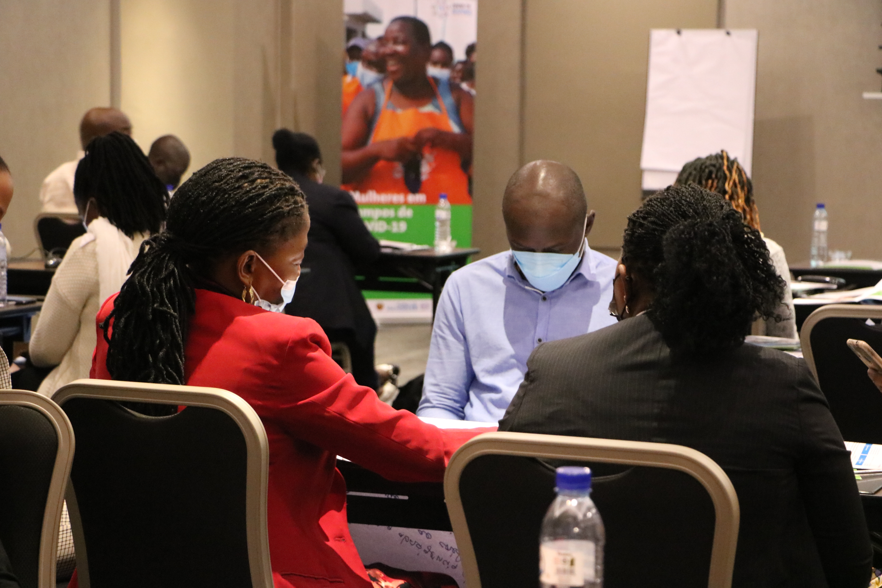Image 4: Government Planners engaged in a workshop during the training. (C. Costa / UN Women)