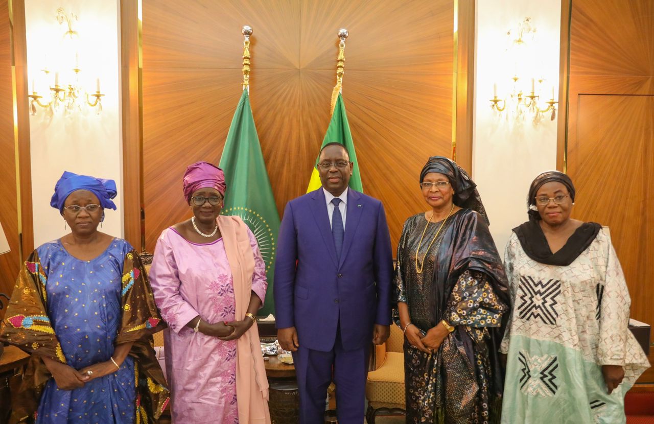 Plateforme des femmes leaders avec le président Macky Sall