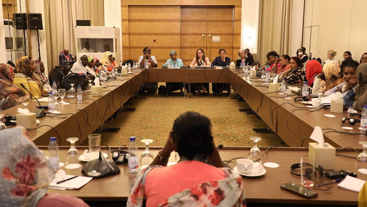 DSRSG, UN Women, UNDP, and UNITAMS Representatives