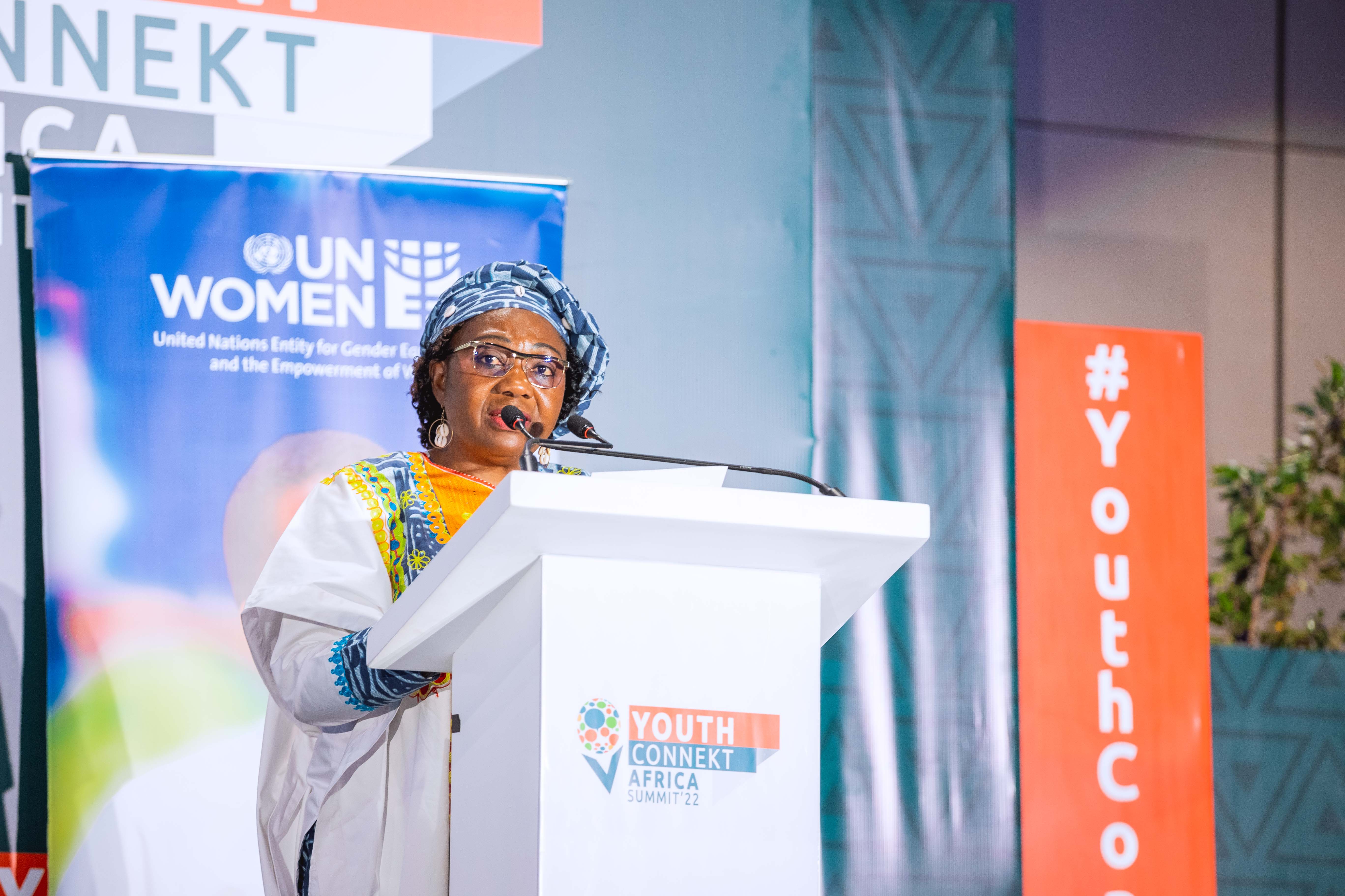  Jennet Kem, UN Women Representative in Rwanda delivering her opening remarks. Photo: UN Women Rwanda