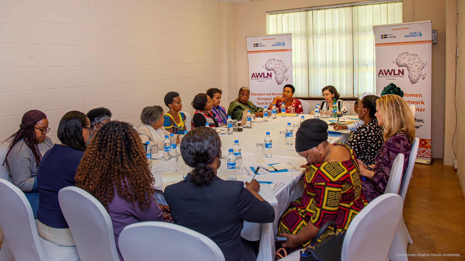 Executive Director Sima Bahous meeting African Women Leaders Network (AWLN) Tanzania members. Photo: UN Women/Rashid Hamis Kindamba. 