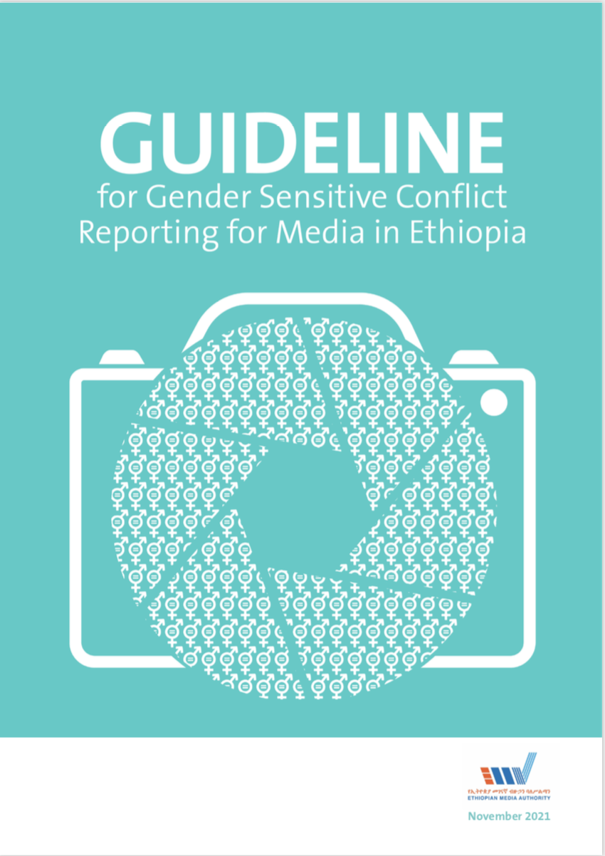 Gender sensitive media reporting guideline cover page