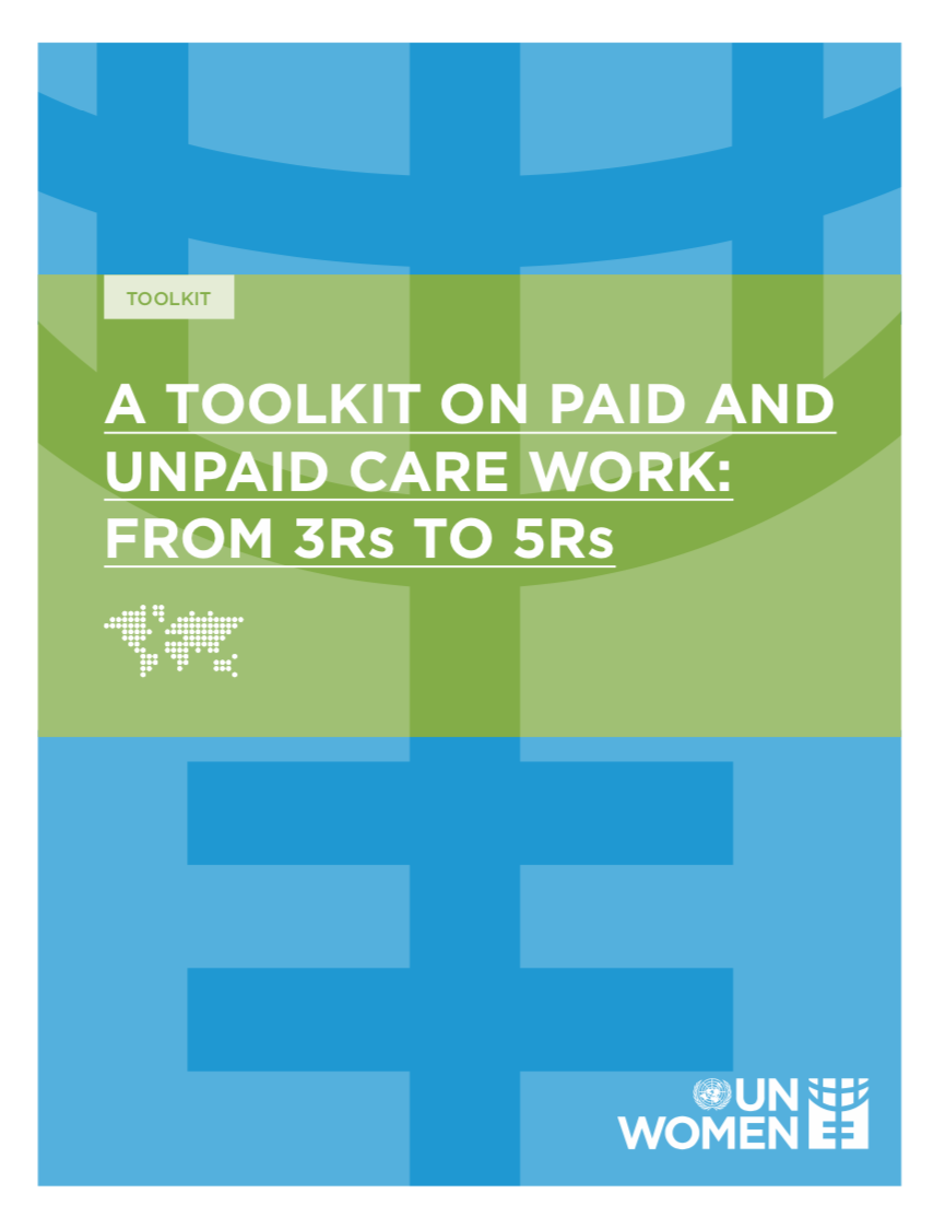 Toolkit for paid and unpaid care work cover page