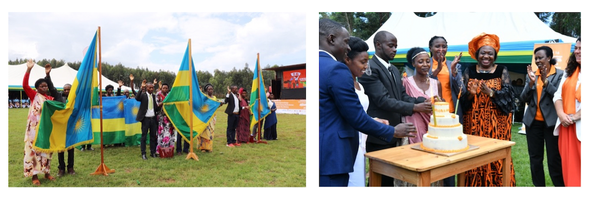 Some of the couples who legalized their marriages at the 16days of activism launch in Nyamasheke. Photo: UN Women/Pearl Karungi