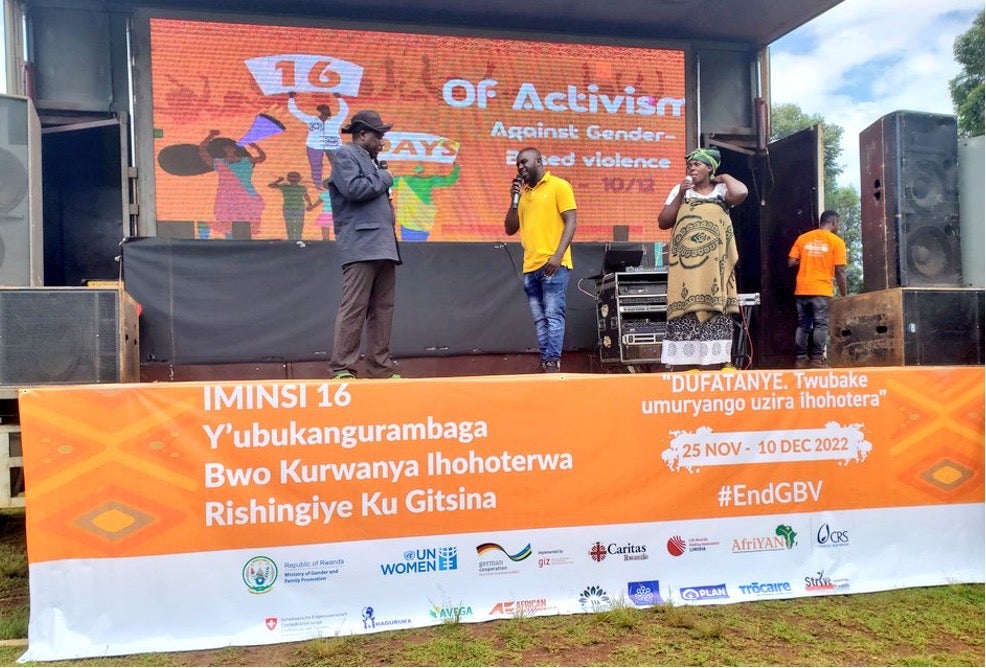 Drama series at the 16days of activism launch in Nyamasheke. Photo: UN Women/Pearl Karungi