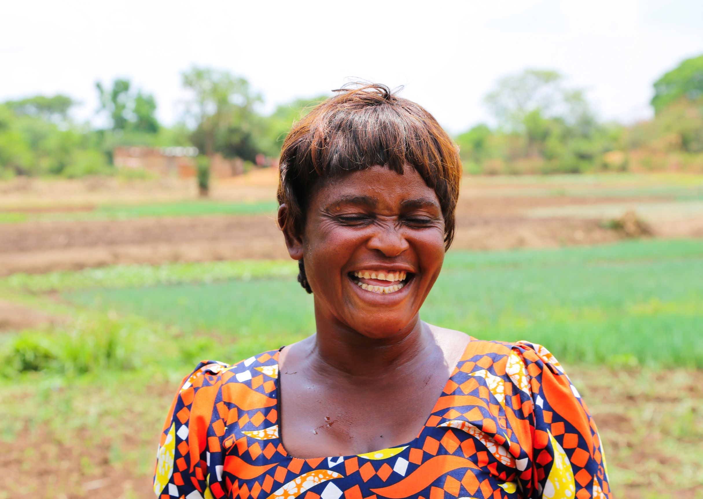 Umila, vegetable grower and mother of 11 children