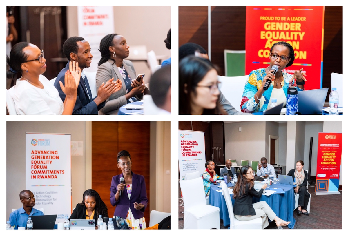 Some of the partners at the GEF reflection day at Park Inn hotel in Kigali. Photo: UN Women/Next line.