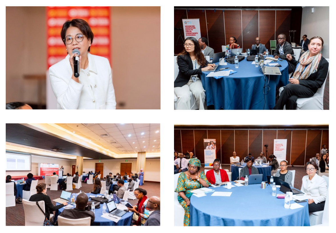 Some of the participants from GEF reflection day at the Park Inn Hotel. Photo: UN Women Rwanda/Next line