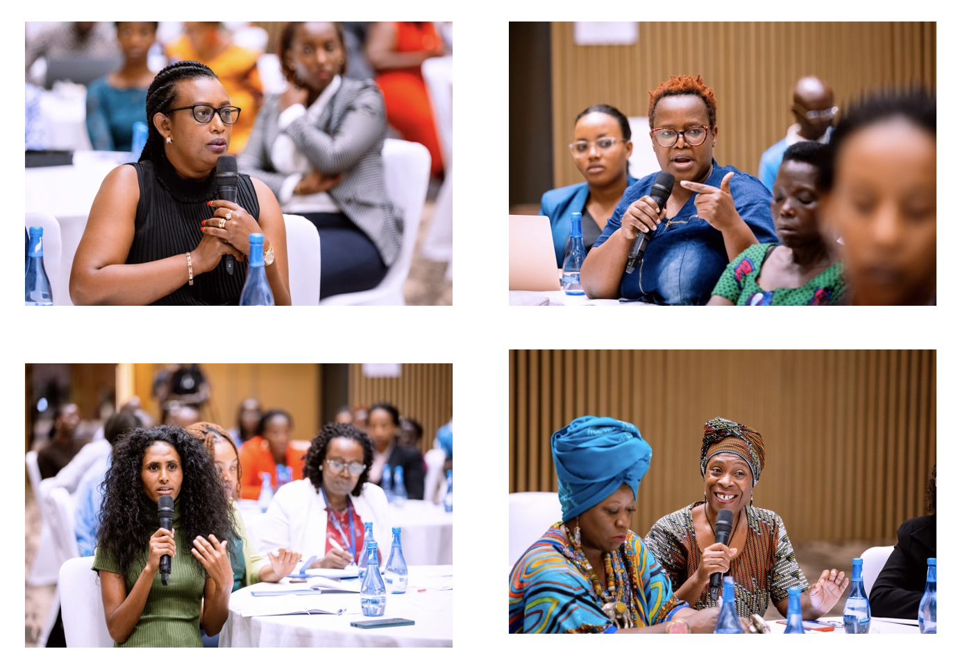 Delegates during the Q&A session. Photo: UN Women Rwanda/Next line.