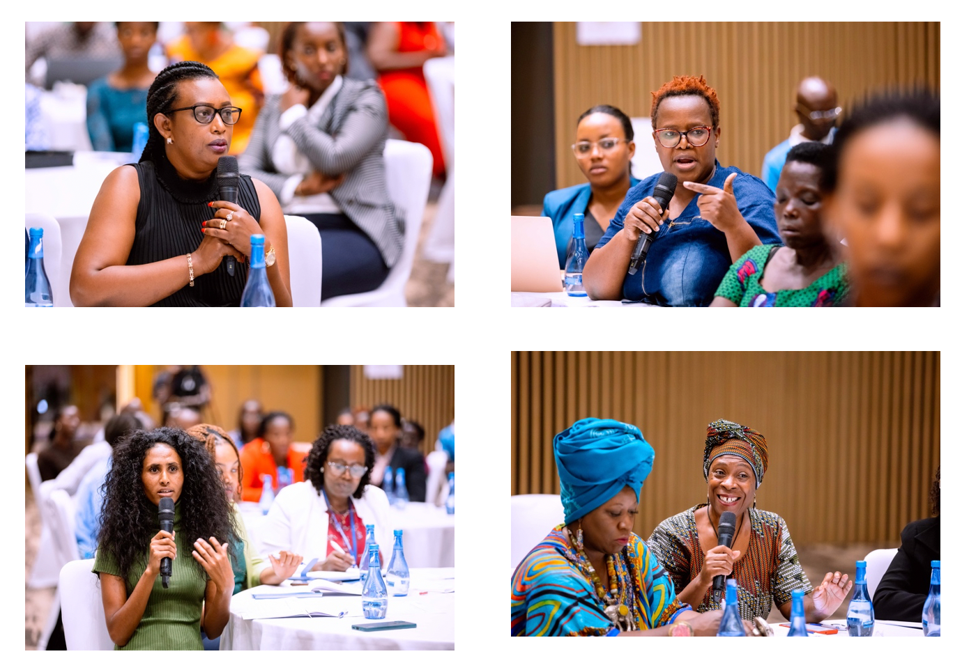 Delegates during the Q&A session. Photo: UN Women Rwanda/Next line.