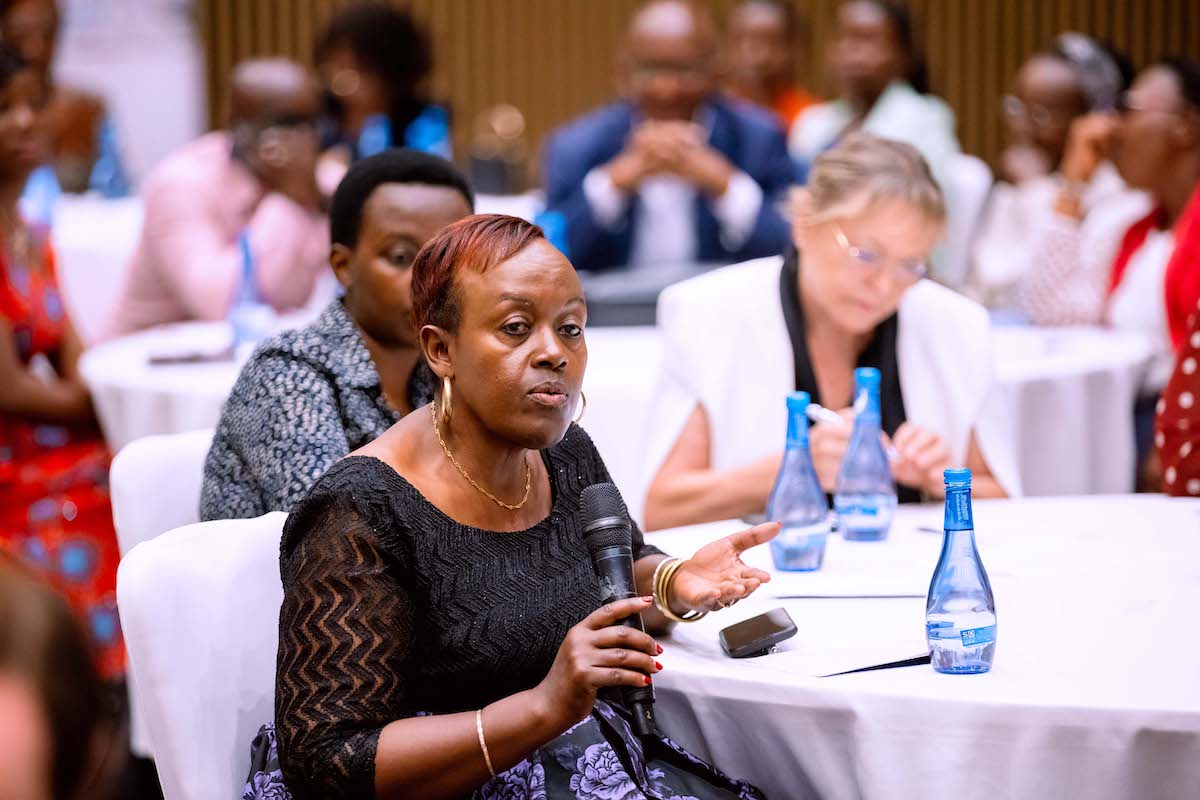 Annie Kairaba, Chief Executive Officer & Founder of Rwanda Initiative for Sustainable Development at Rwanda Initiative for Sustainable Development (RISD)”. Photo: UN Women Rwanda/ Next line
