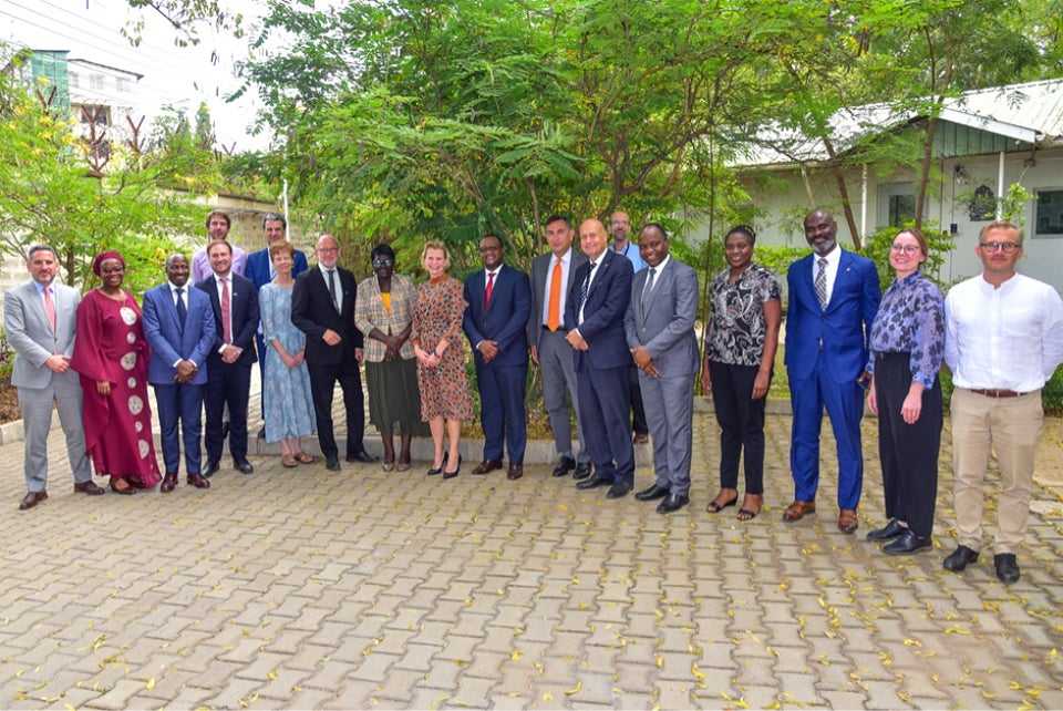 Meeting with development partners to discuss gender equality in South Sudan in the context of climate change. 