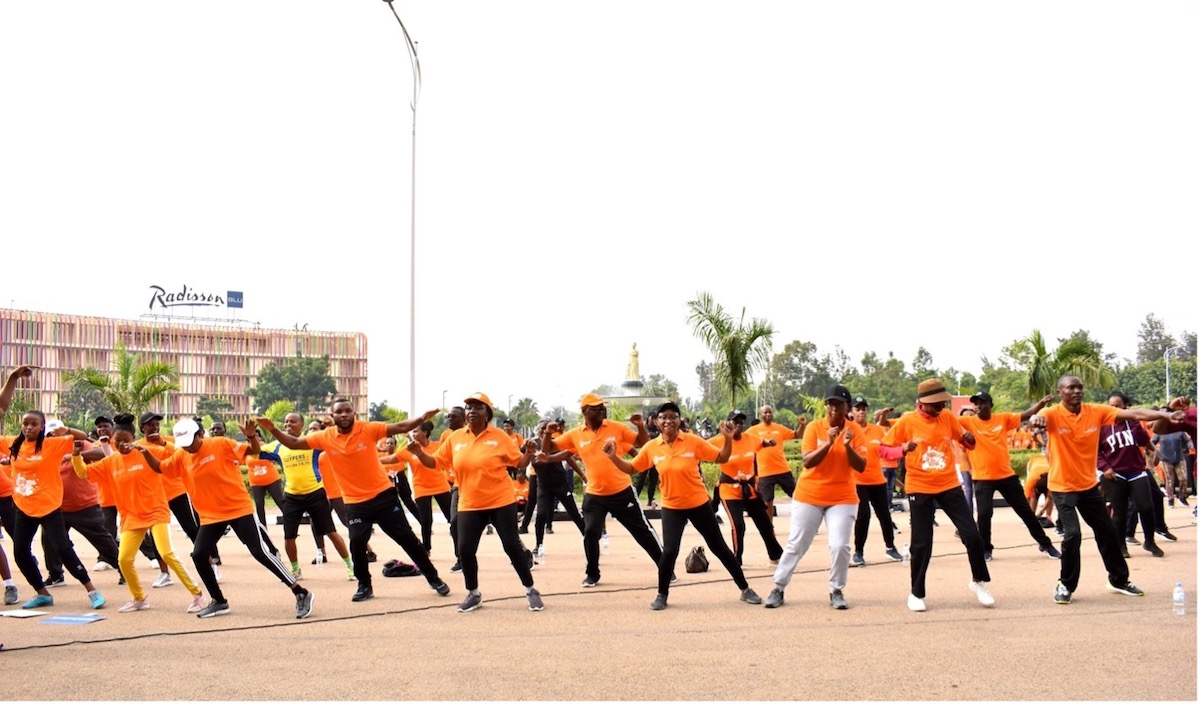 Sunday's car free day served as part of activities for the 16 days of activism against gender-based violence. Photo: UN Women Rwanda