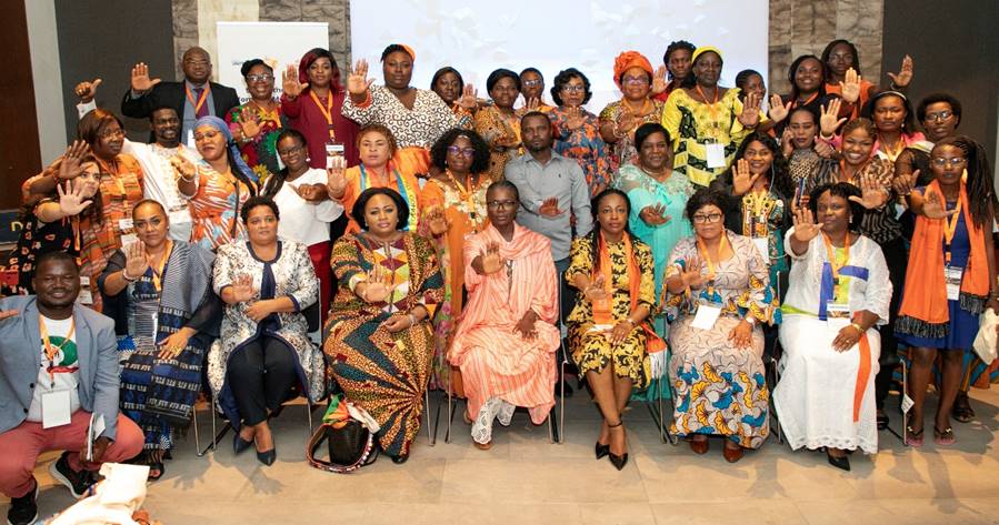 Lancement du forum régional de la campagne des 16 jours d'activisme 2022 à Abidjan, Côte d’Ivoire. Crédit photo: ONU Femmes/Côte d’Ivoire