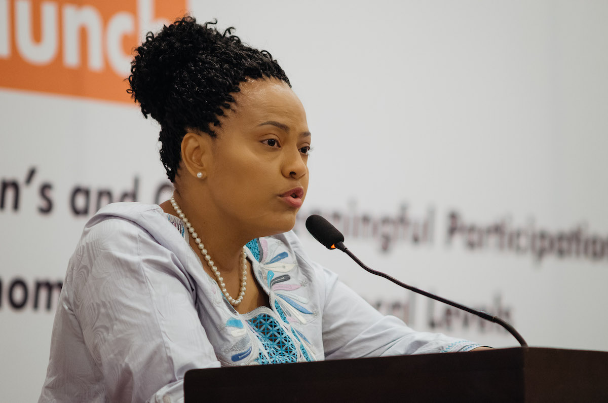 Minister of State at the President's Office in charge of Regional Administration and Local Government, Minister Angellah Kairuki. Photo UN Women