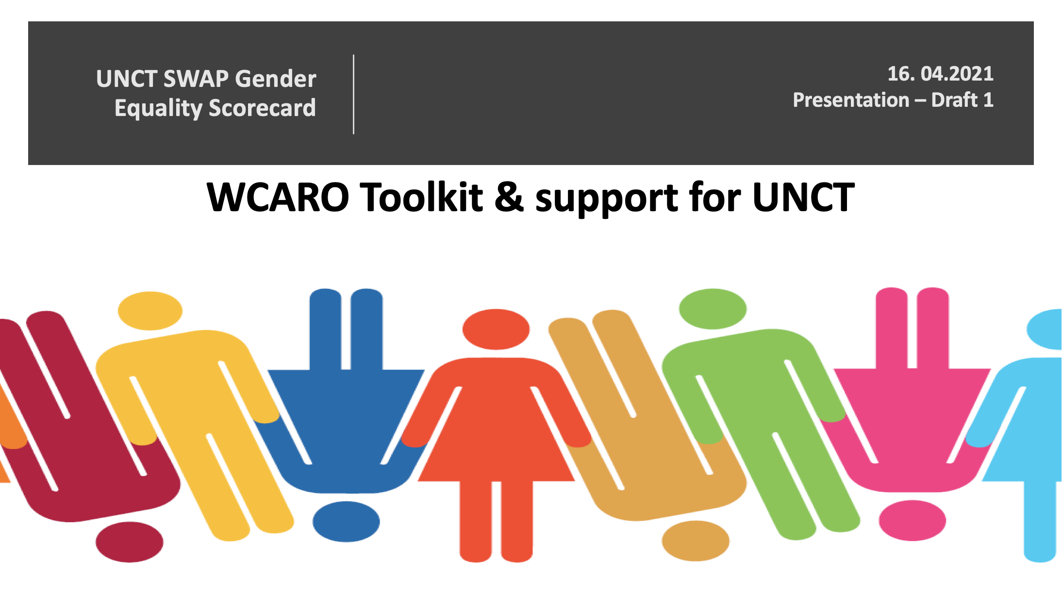 “HOW-TO-DO” TOOLKIT for the UNCT-SWAP Gender Equality SCORECARD - West and Central Africa region.