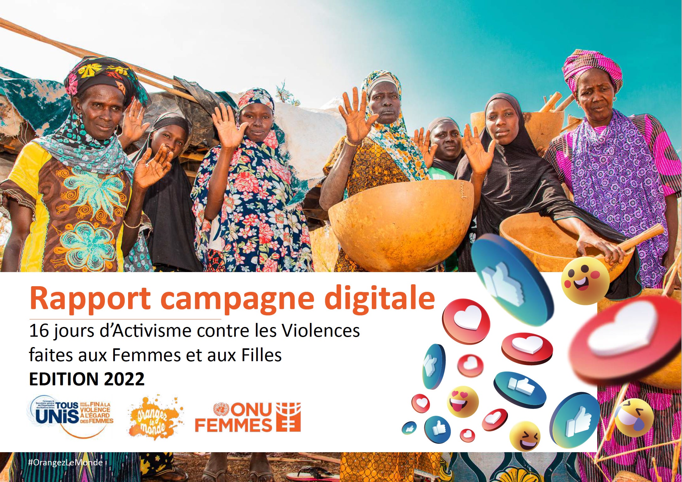 Rapport campagne digitale des 16 jours d'activisme 2022, UN Womenn WCARO