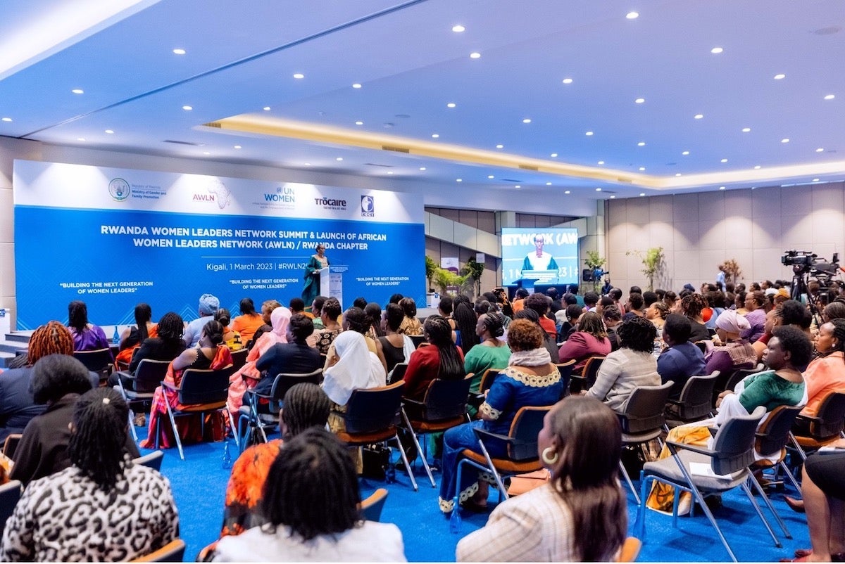 Launch of African Women Leaders Network at Intare Arena, Kigali Rwanda. Photo courtesy NWC.