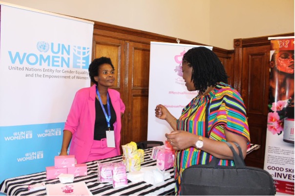 A vendor engaging and closing a sale at the event. Photo: UN Women South Africa Multi-Country Office