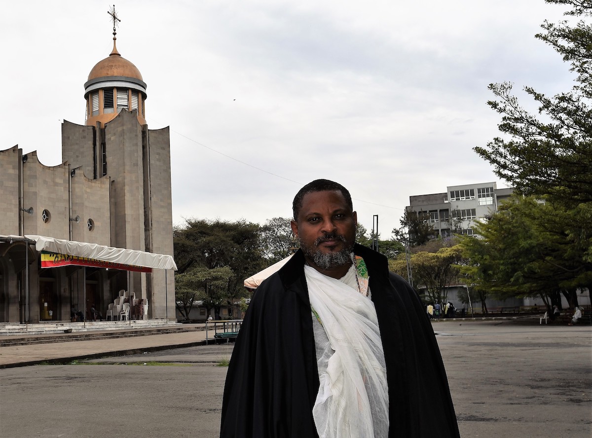 Megabi Haimanot Kesis [ Reverend] Netsanet Akleweg, Deputy Manager of the Diocese of the Sidama region, the Ethiopian Orthodox Tewahdo Church (EOTC), Photo: UN Women/Bethlehem Negash