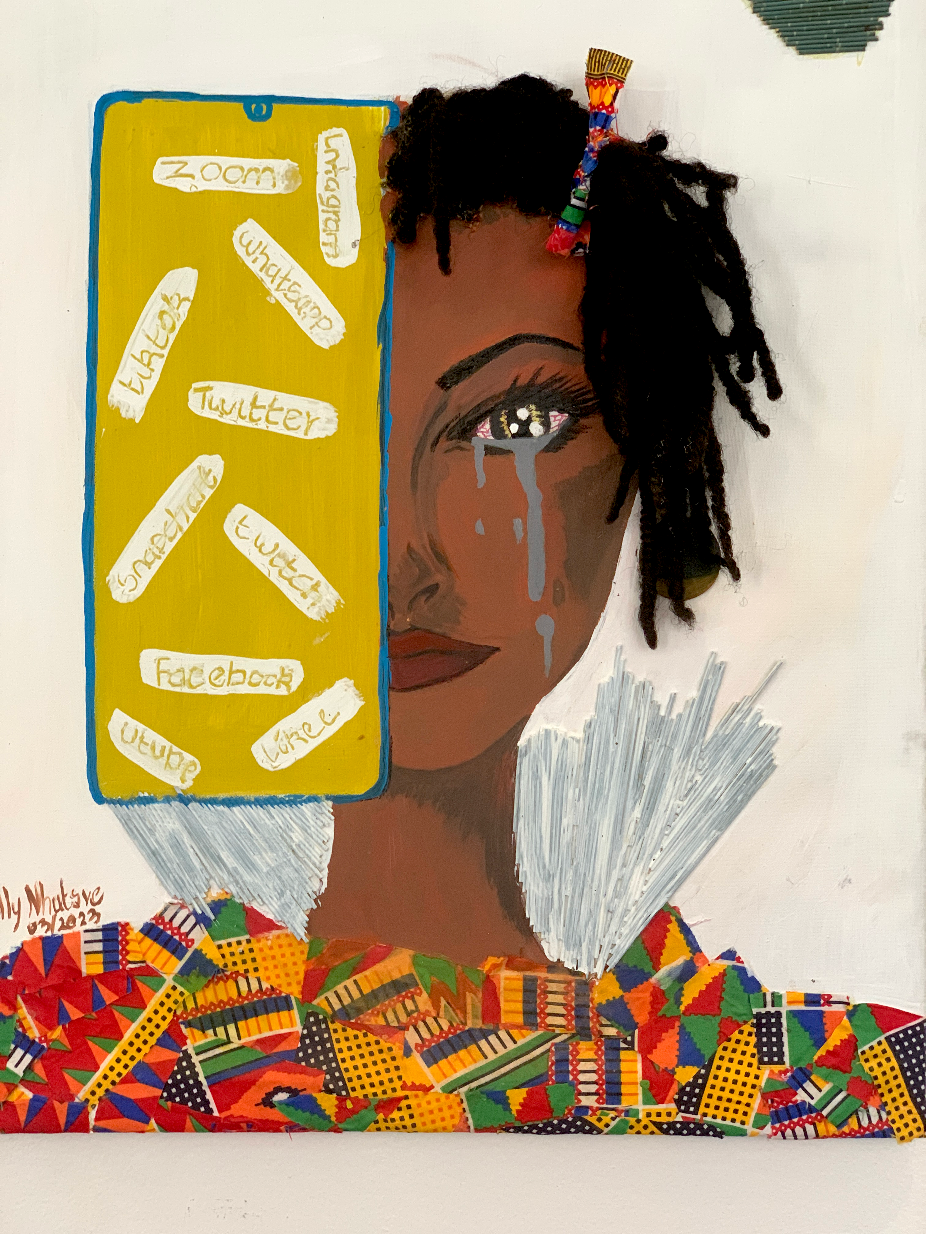 Why by Millicent T. Nhutsve (Mixed Media)