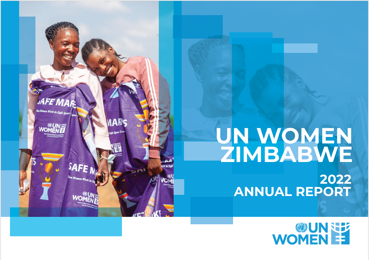 UN Women Zimbabwe 2022 Annual Report cover