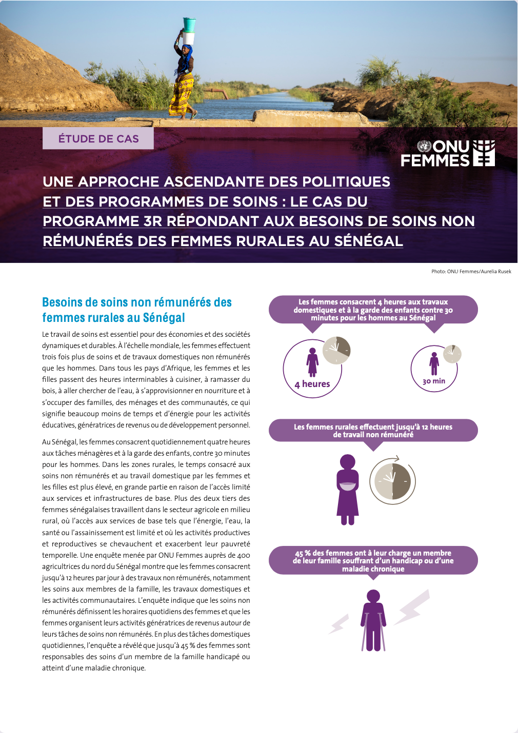 UNE APPROCHE ASCENDANTE DES POLITIQUES ET DES PROGRAMMES DE SOINS : LE CAS DU PROGRAMME 3R RÉPONDANT AUX BESOINS DE SOINS NON RÉMUNÉRÉS DES FEMMES RURALES AU SÉNÉGAL