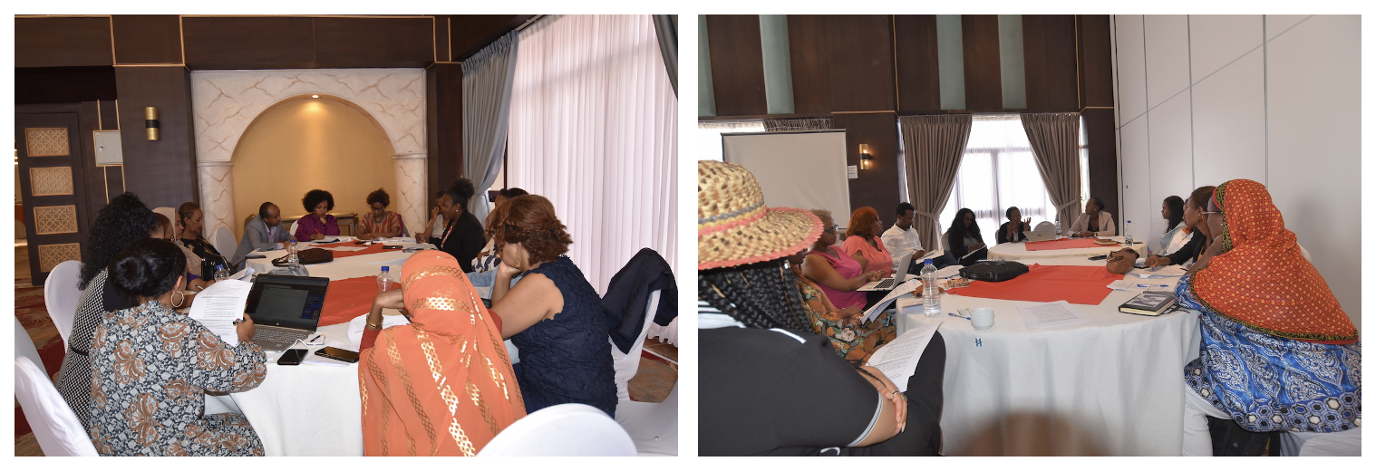  Participants in group work discussions. (Photo: UN Women / Firkete Abebe