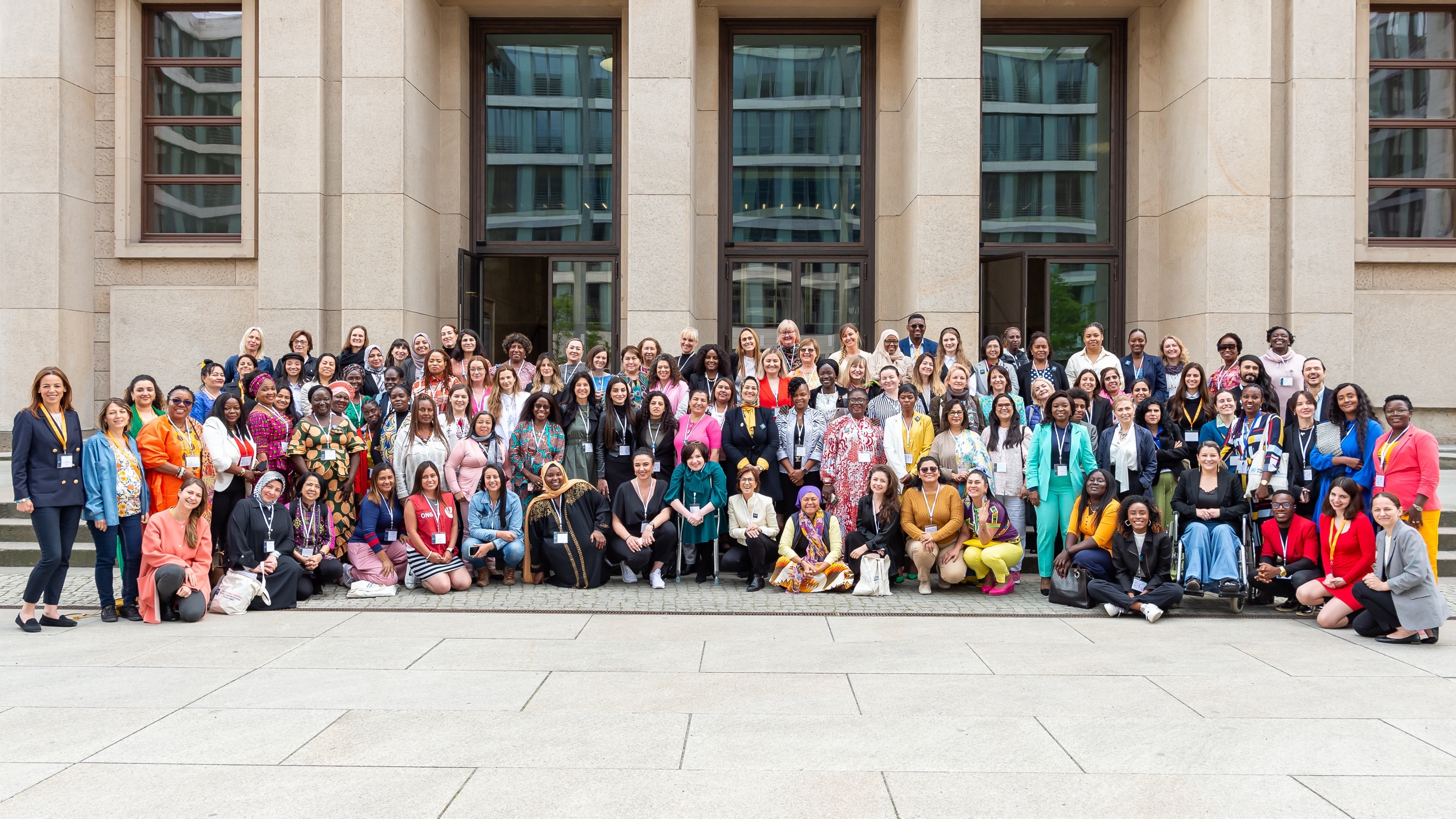 Participants of the Global Women’s Forum for Peace and Humanitarian Action (GWF 2023), Berlin. Photo: Courtesy of WPHF