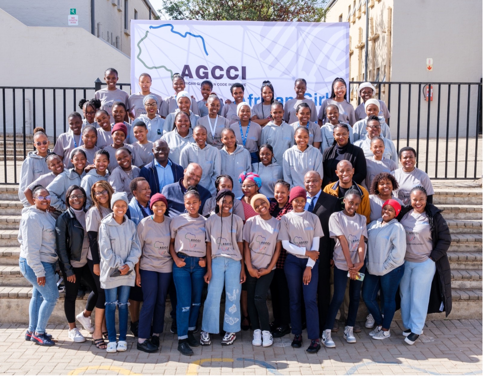 The African Girls Can Code Initiative took place for 10 days in Polokwane, South Africa from 23 June – 3 July 2023with 40 high school girl learners. Photo: Ernest Rakgole