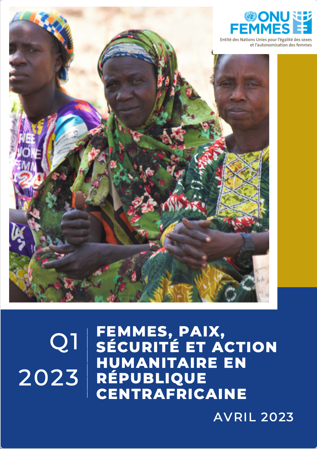 FEMMES, PAIX,SÉCURITÉ ET ACTIONHUMANITAIRE EN RÉPUBLIQUE CENTRAFRICAINE